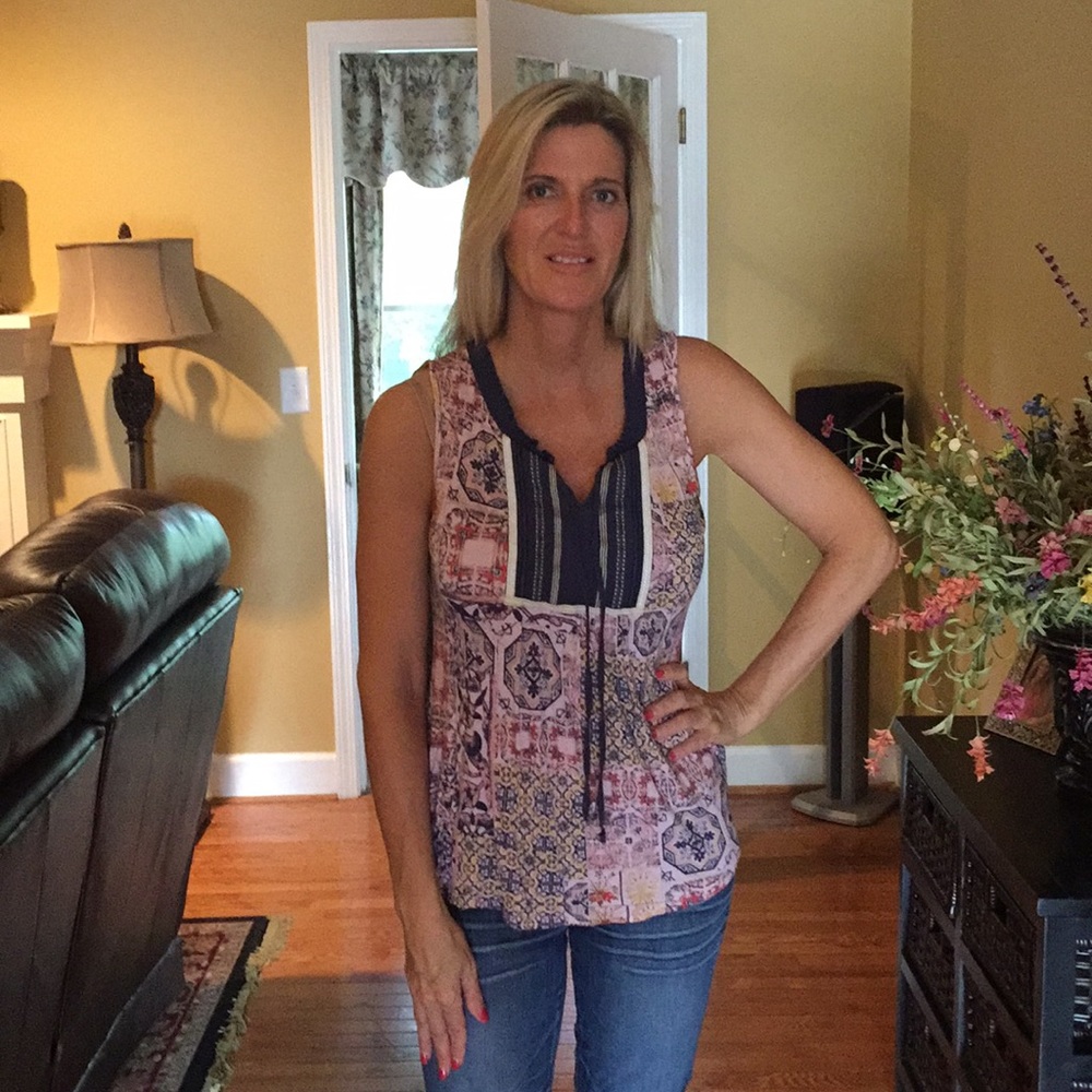 Multi color tunic
